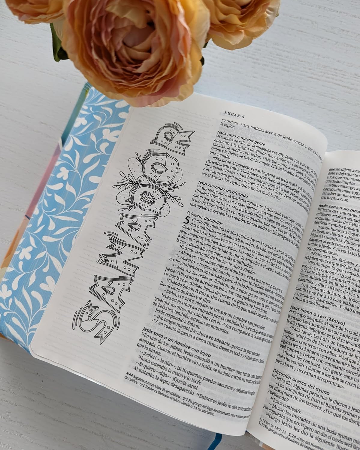 Biblia Inspira NTV (SentiPiel, Paraíso floral)