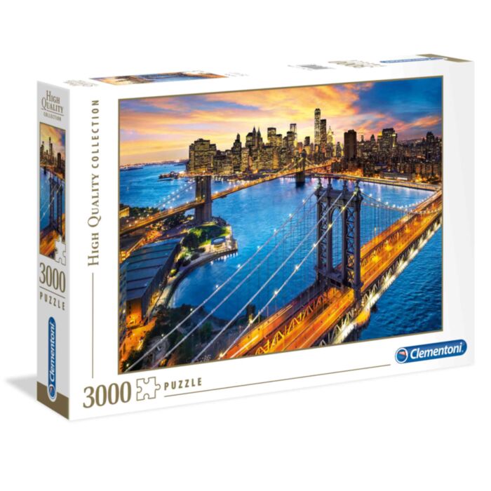 Rompecabezas New York 3000 Piezas Clementoni Puzzle High Quality Collection