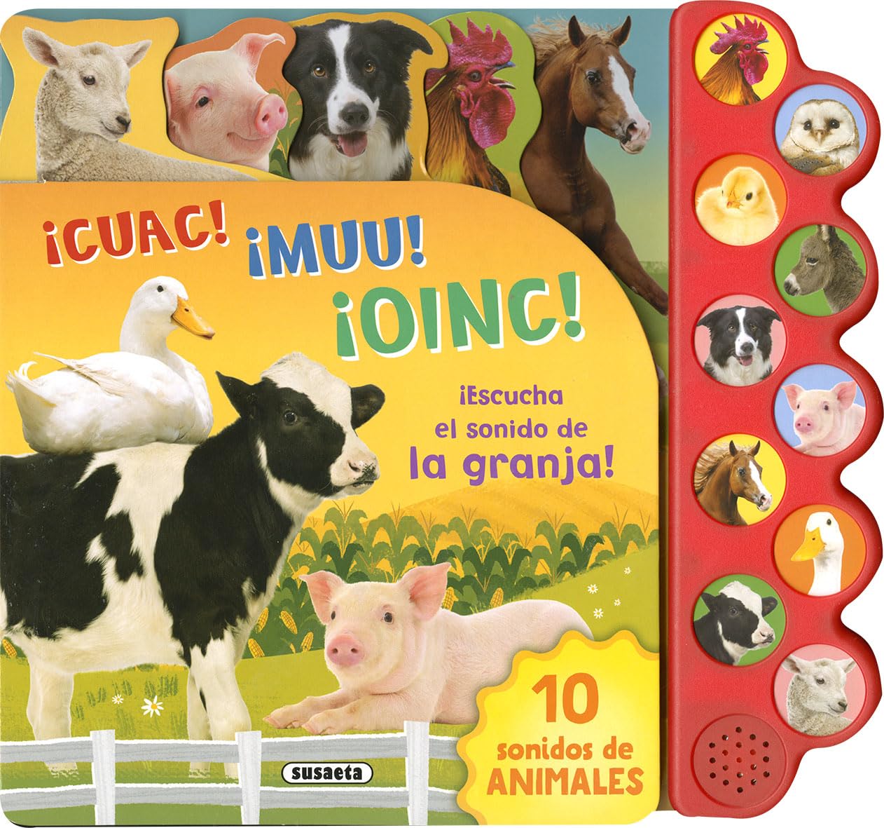 ¡Escucha los sonidos de la granja!