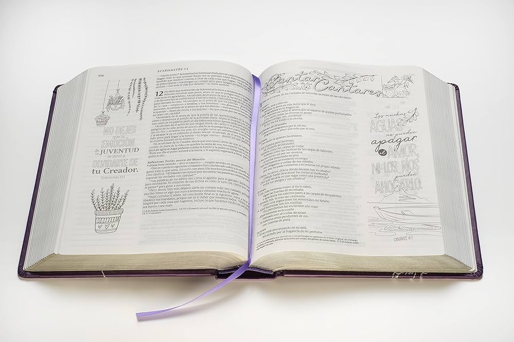 Biblia Inspira NTV (Tapa dura de SentiPiel, Lavanda)