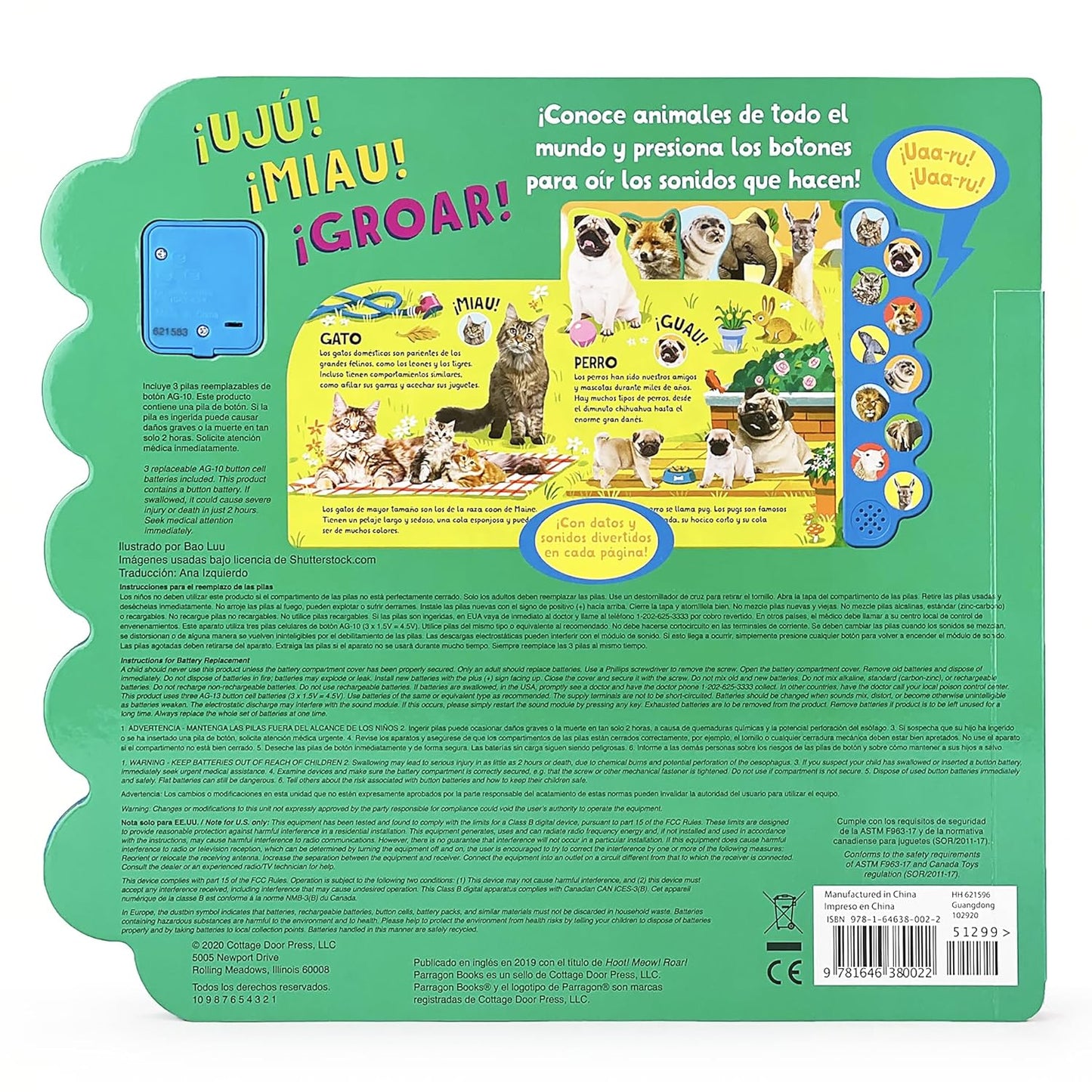 Ujú! Miau! Groar! Escucha Sonidos de Animales de Todo el Mundo!