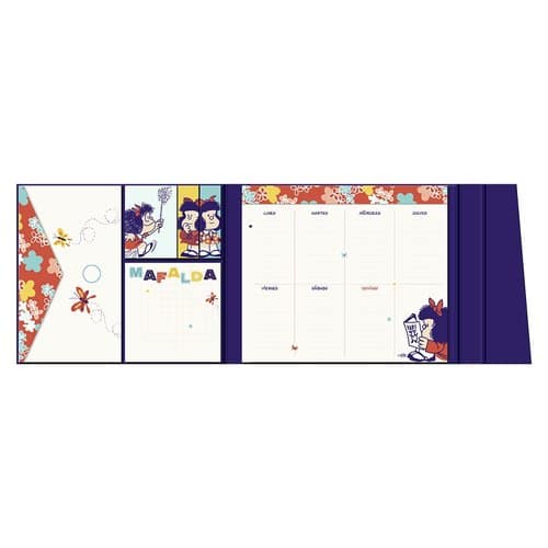 Set Planificador Semanal y Notas Mafalda
