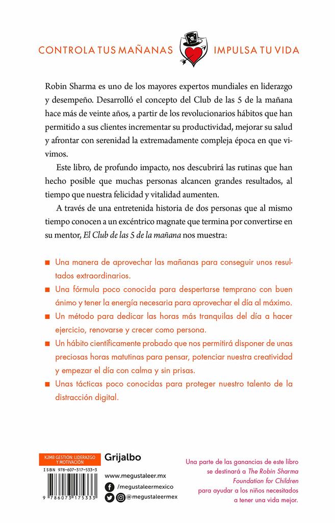 El club de las 5 de la mañana (Robin Sharma)