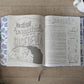 Biblia Inspira Letra Grande SentiPiel Ramo Azul