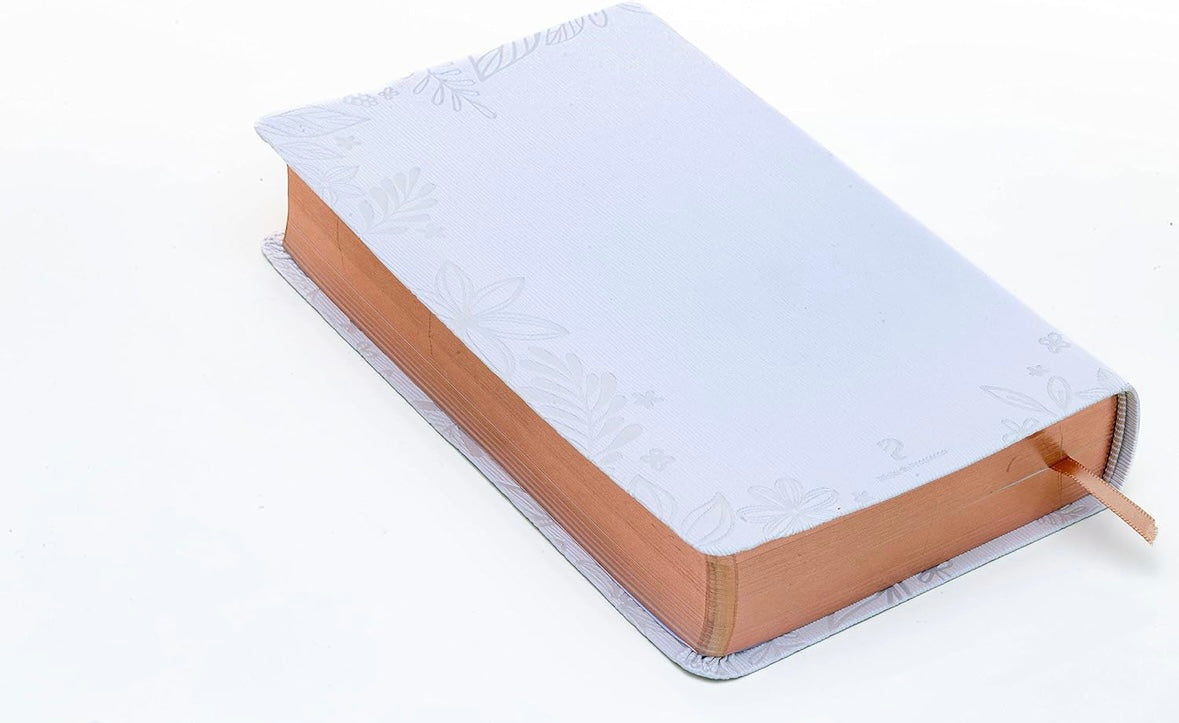 Biblia Jesús para todos, RVR60, Letra grande, Piel Marfil