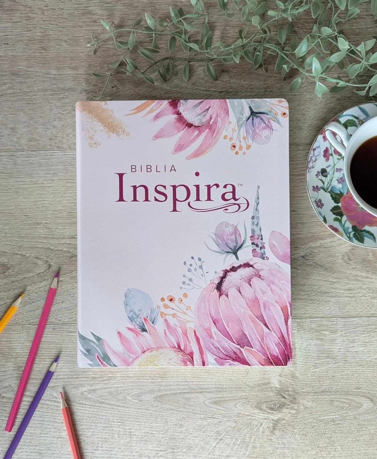 Biblia Inspira Letra Grande Sentipiel Primaveral