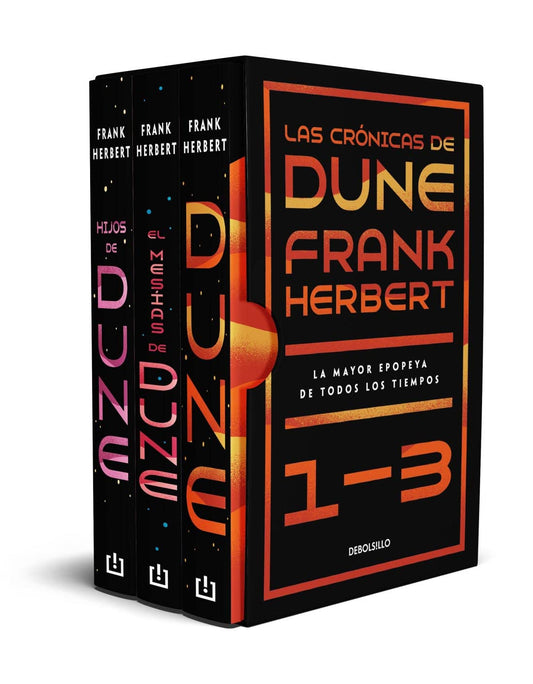 Estuche Las crónicas de Dune: Dune, El mesías de Dune e Hijos de dune