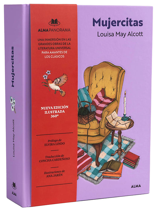 Mujercitas (Lousia M. Alcott) (Edición de lujo, ilustrada 360° tapa dura)