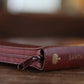 Biblia Reina Valera 1960 letra grande. Símil piel canela, cremallera, tamaño manual