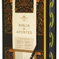 Biblia de apuntes RVR 1960 TD, Negro y oro (Edición cantos pintados)
