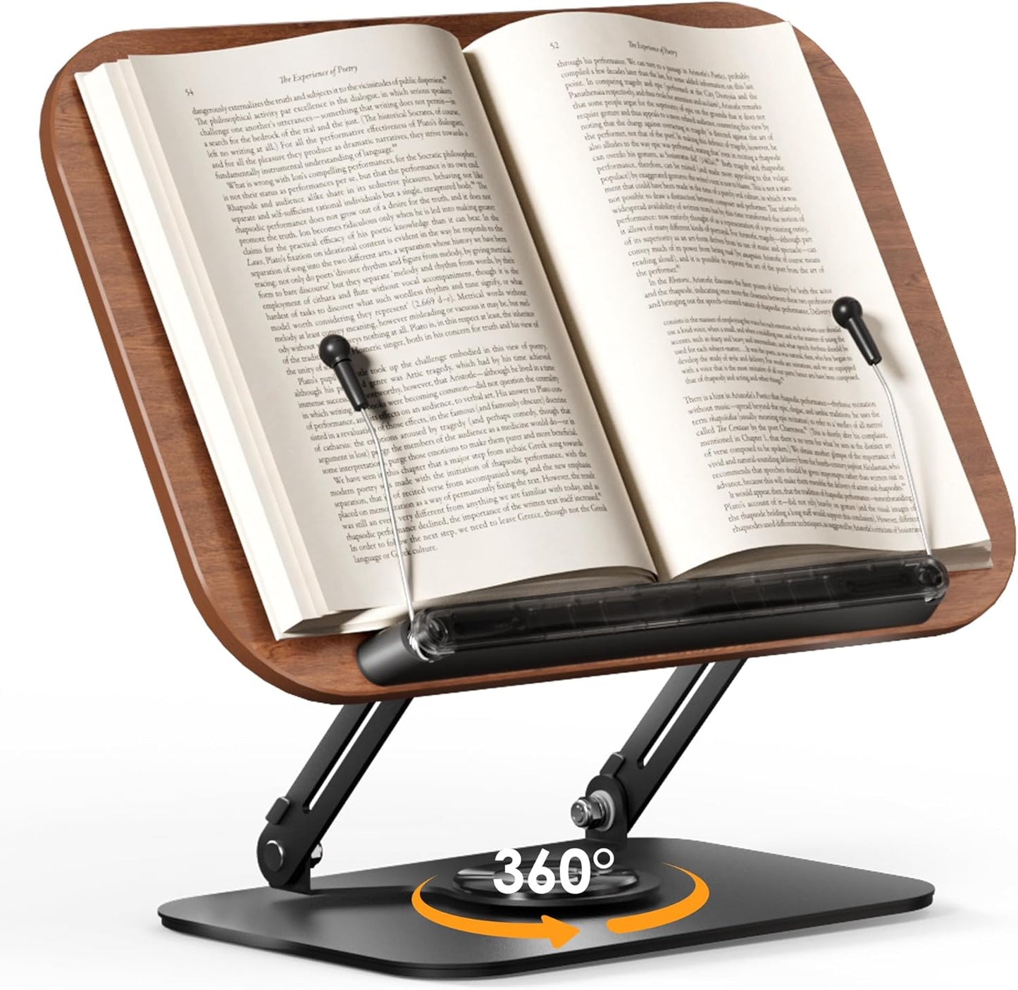 Soporte giratorio para lectura