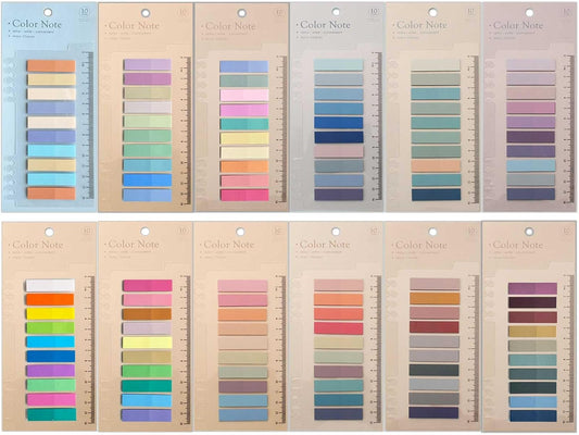 Notas Autoadhesvias de Colores, Blister de 10 Colores