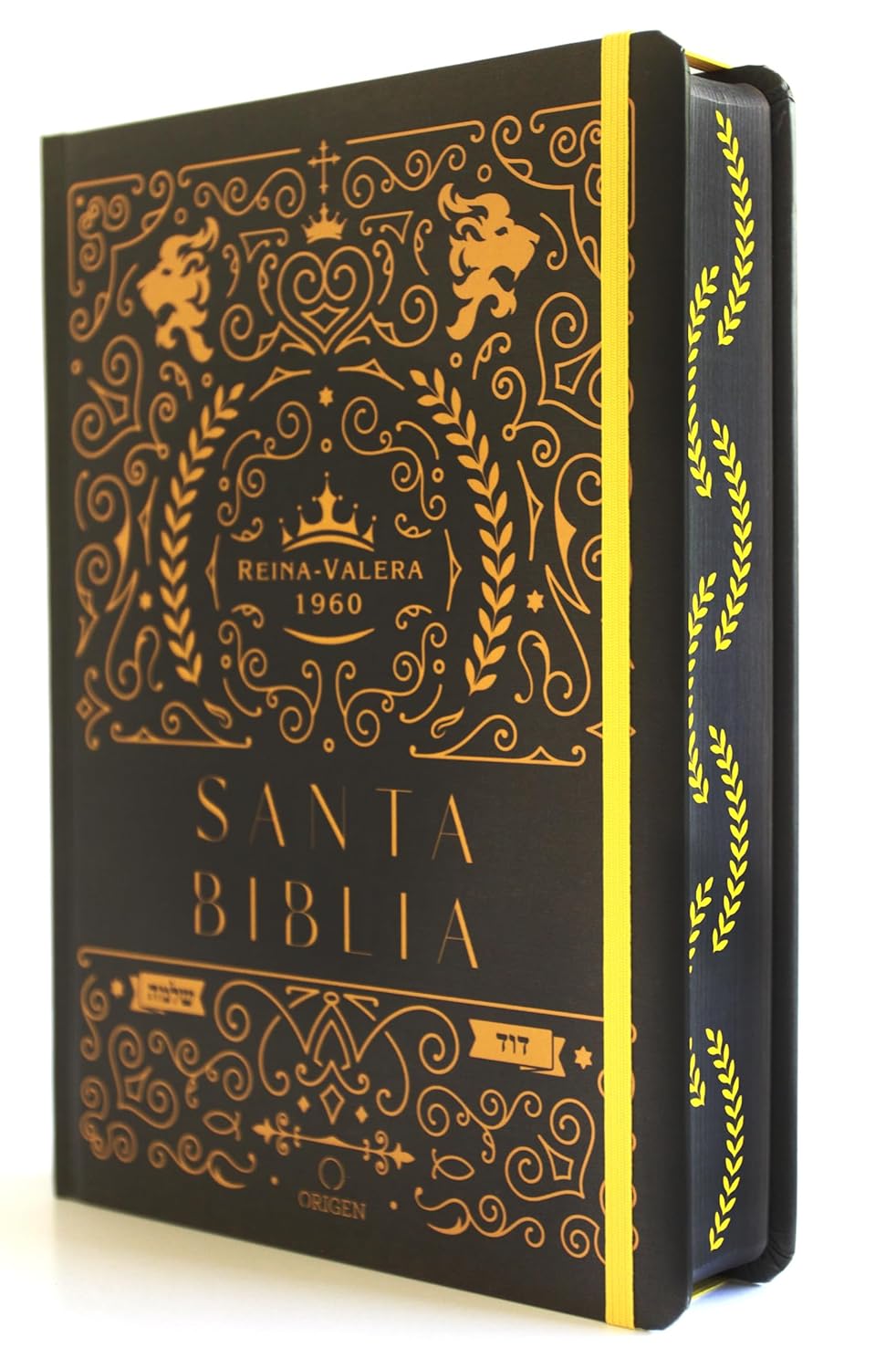 Biblia de apuntes RVR 1960 TD, Negro y oro (Edición cantos pintados)