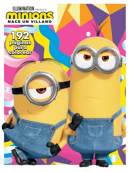 LIBRO COLOREAR 192 PGS MINIONS
