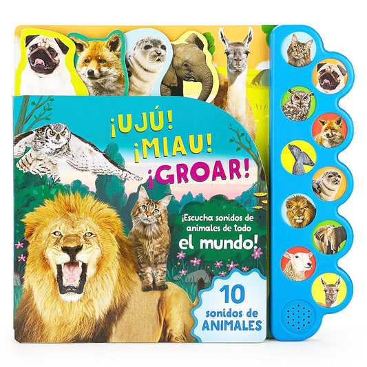 Ujú! Miau! Groar! Escucha Sonidos de Animales de Todo el Mundo!
