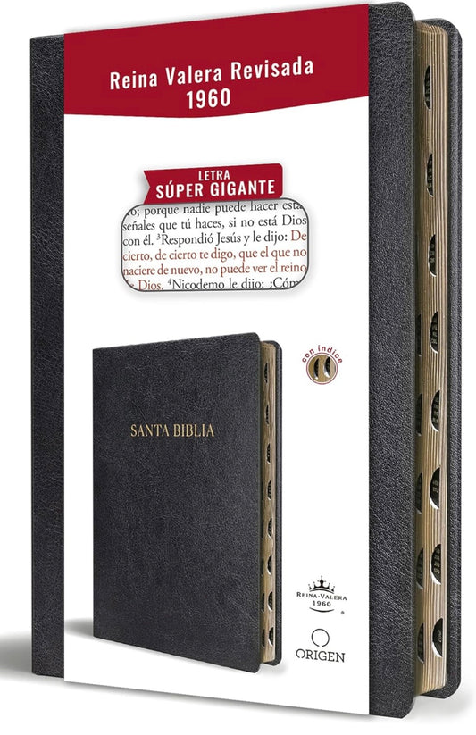 Santa Biblia letra super grande, reina valera revisada 1960