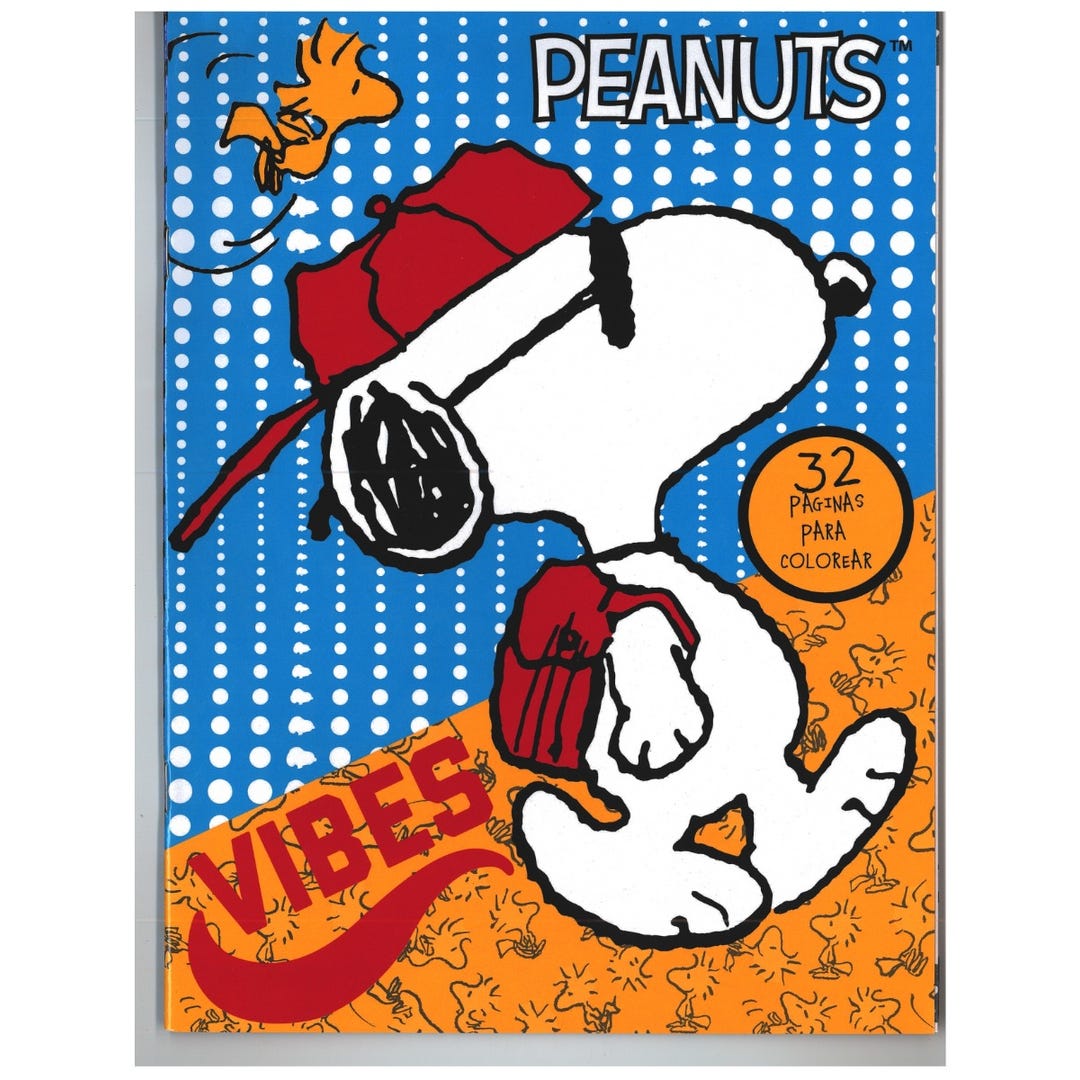 Libro de dibujo, Peanuts