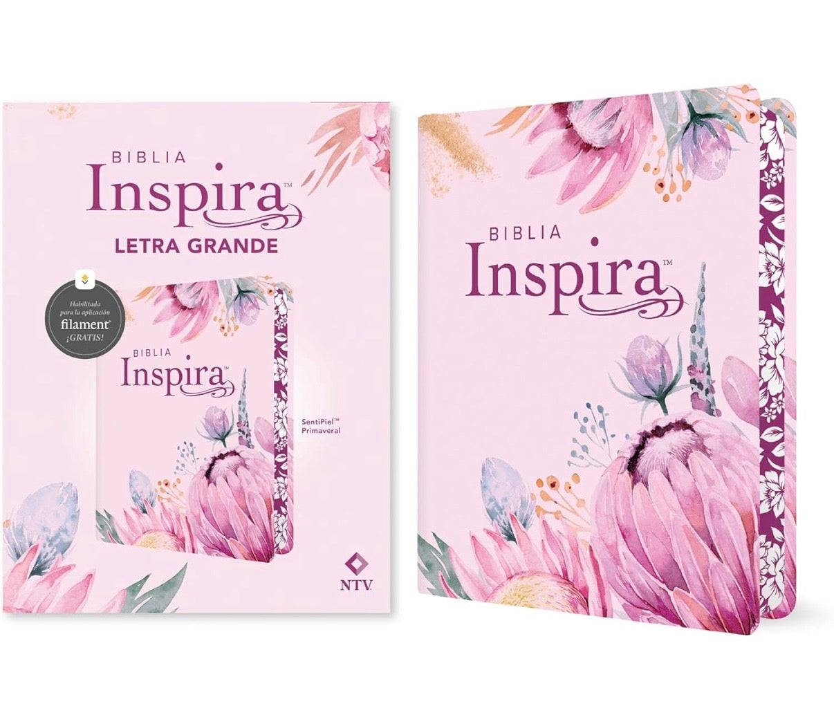 Biblia Inspira Letra Grande Sentipiel Primaveral