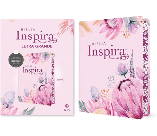 Biblia Inspira Letra Grande Sentipiel Primaveral