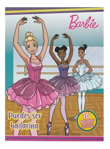 Libro de dibujo (Barbie puedes ser bailarina)