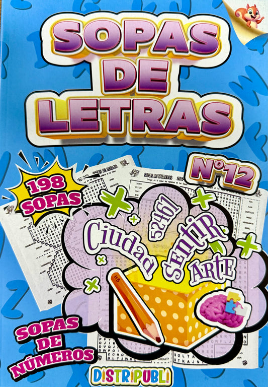 Sopa de Letras 12 modelos Distripubli