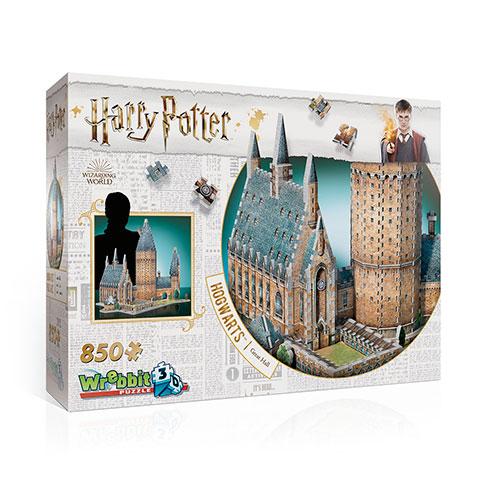 Rompecabezas Harry Potter 850 piezas, Wrebbit 3D