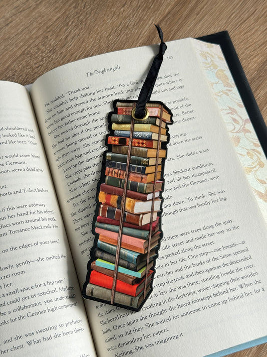 Separador de Libros, Pila de Libros