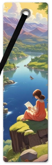 Separador de Libros, Manga Lectura en el Lago
