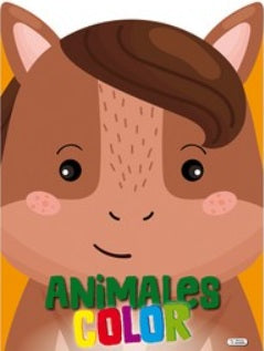 Animales Color, Libro de Colorear, Tapa Rustica 16 paginas Caballo