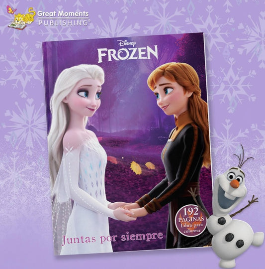 Frozen, Juntas por siempre, Libro para colorear 192 Paginas