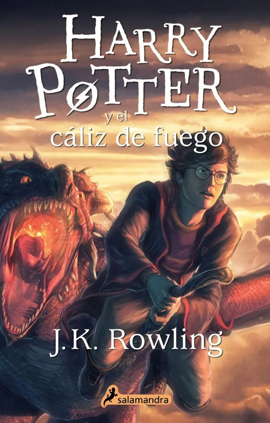 Harry Potter 4 y el Cáliz de Fuego, Salamandra, Tapa Blanda