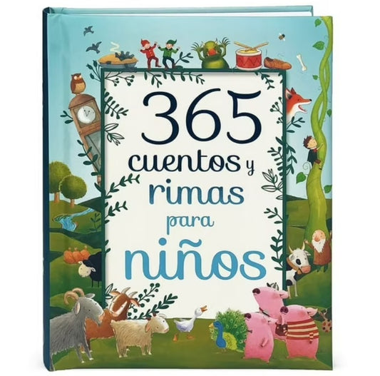 365 Cuentos y Rimas para niños, Tapa Dura