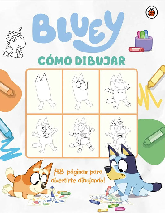 Bluey Cómo Dibujar