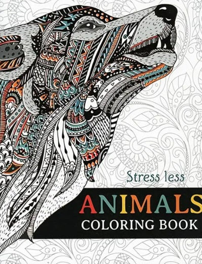 Animals Coloring Book Stress Less