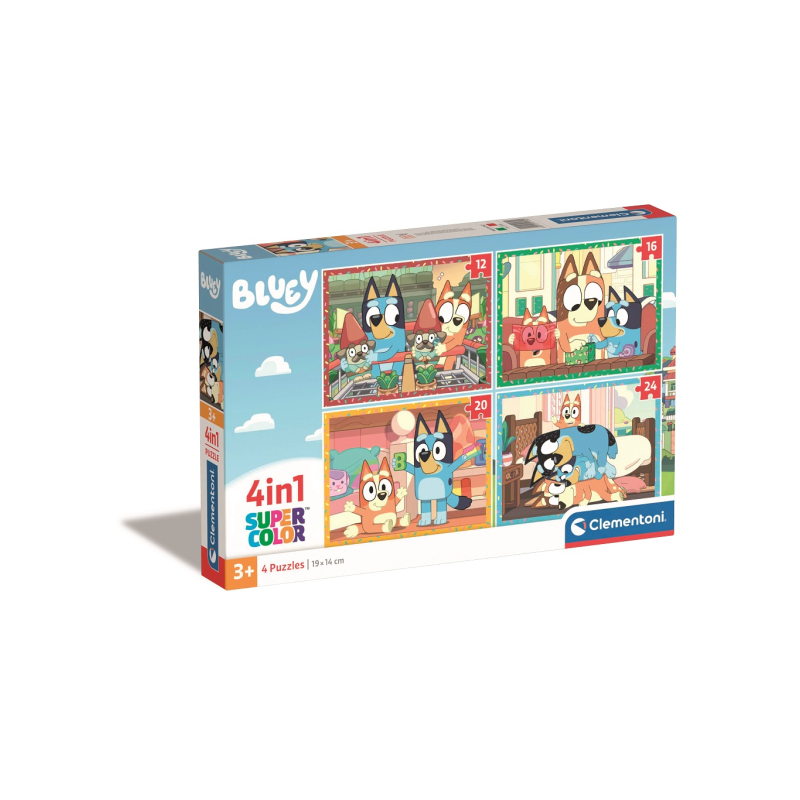 Rompecabezas Bluey 4 in 1