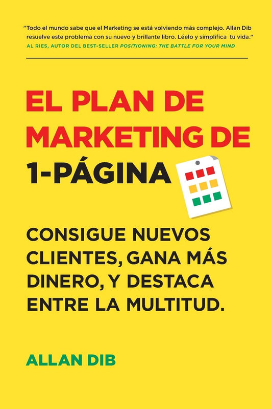 El plan de marketing de 1 página (Allan Dib)