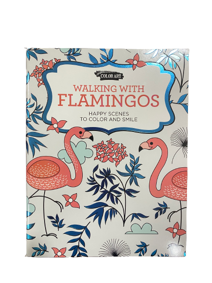 Libro para colorear (Flamingos)