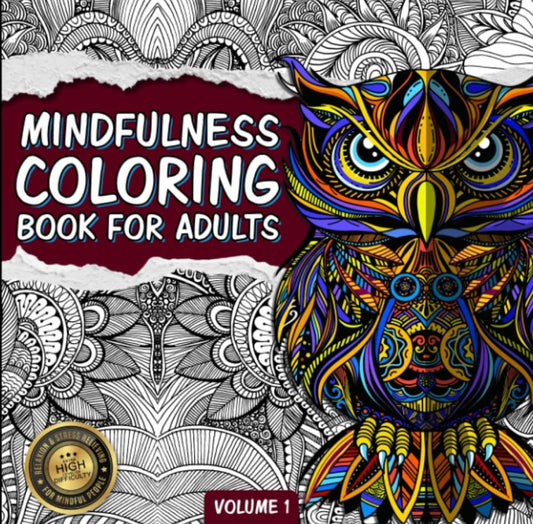 Libro de colorear para adulto Mindfulness Volumen 1