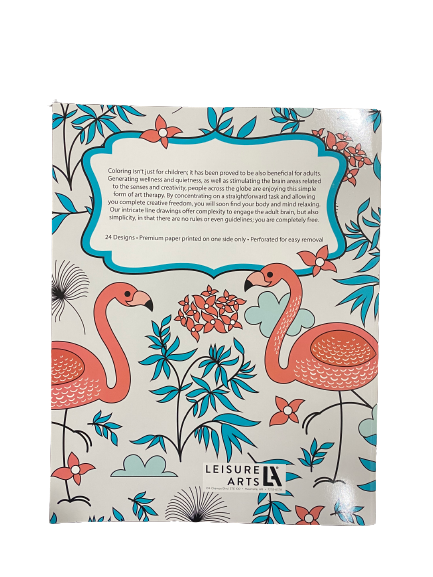 Libro para colorear (Flamingos)