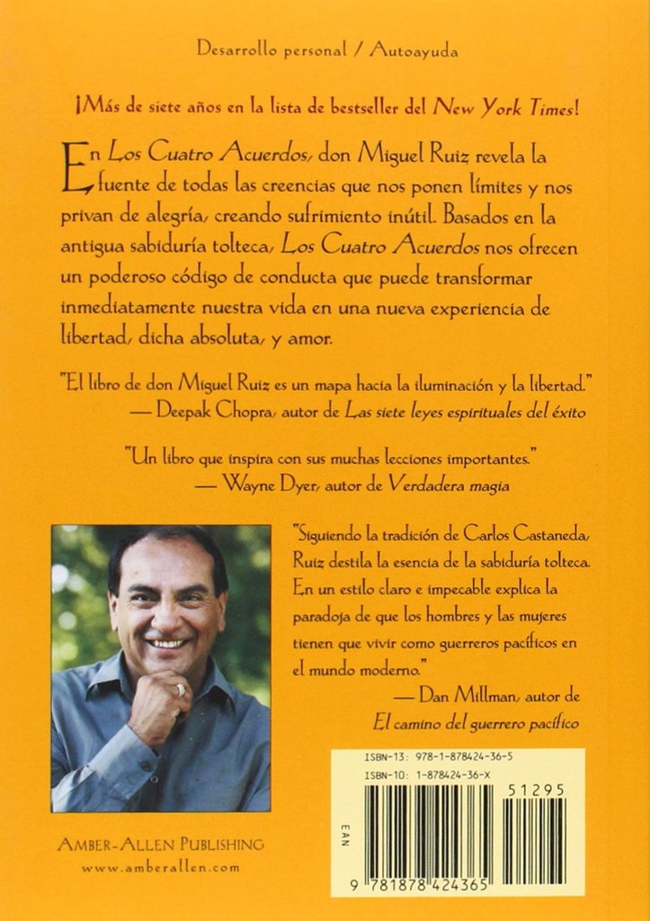 Asociación Hondureña del Teléfono de la Esperanza - Quizás has escuchado  sobre el libro 'Los cuatro acuerdos', escrito por Miguel Ruiz, que incluye  valiosas recomendaciones para que la vida funcione mejor en